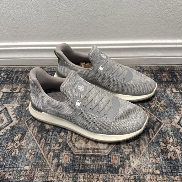 Peter Millar Hyperlight Apollo Shoes Men’s Knit Slip On Sneakers Gray Size 10.5 - Picture 1 of 7